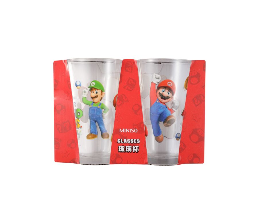Стеклянный стакан The Super Mario Bros Collection (470 мл) (2 шт)