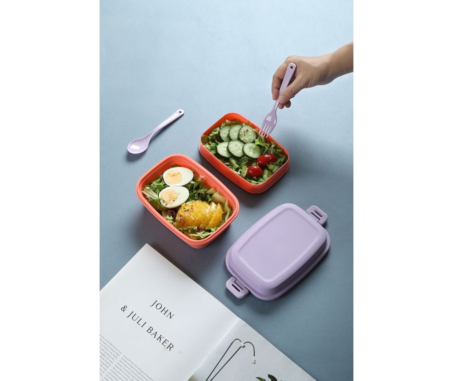 Контейнер для еды Bento Box Colorful (980 мл)