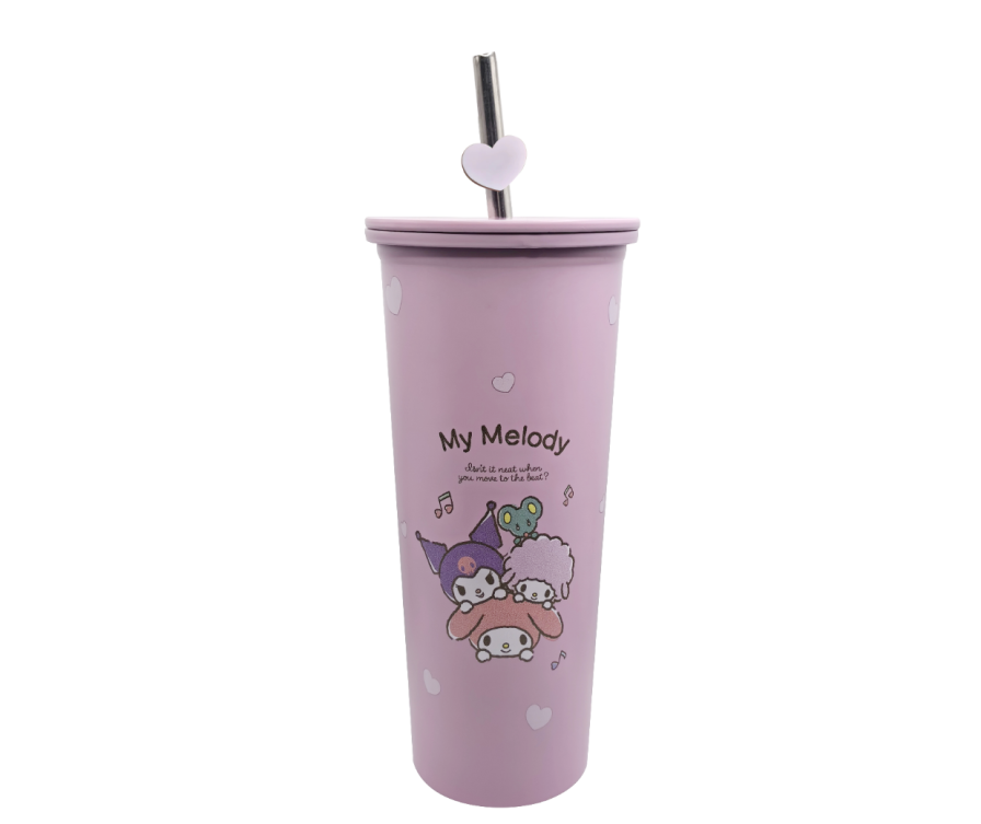 Стакан Sanrio characters с трубочкой (800 мл)