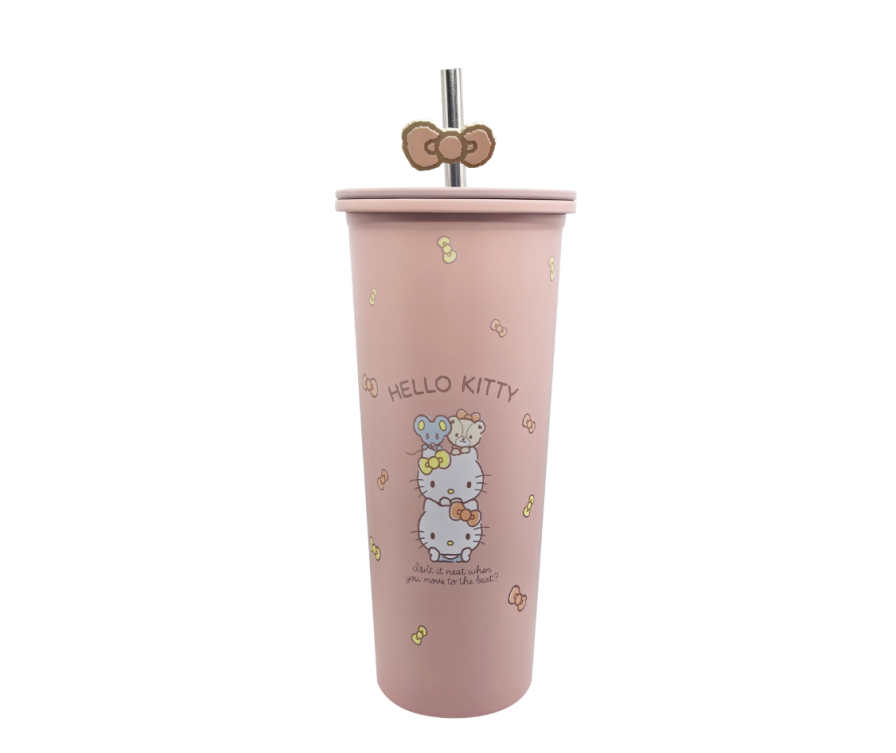 Стакан Sanrio characters с трубочкой (800 мл)