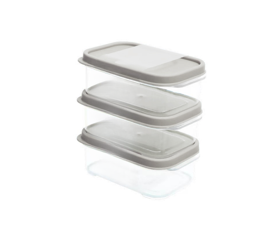 Набор контейнеров для еды, 200 мл (3 шт)