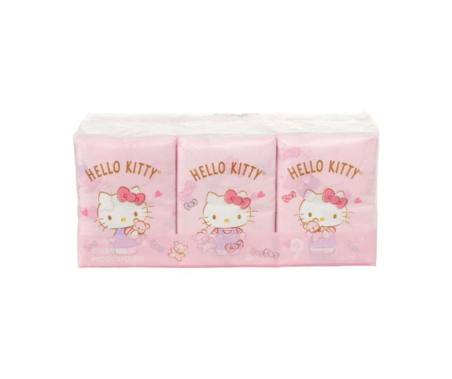 Набор салфеток  Hello Kitty (9 упаковок)