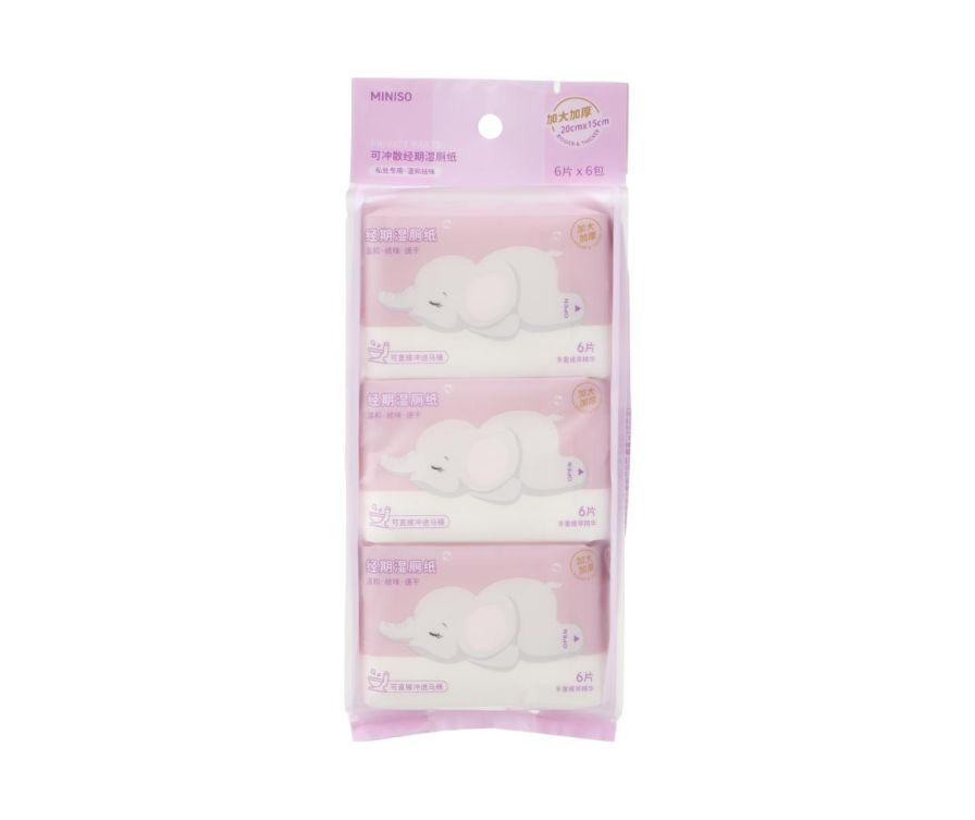 Влажные салфетки Women's Mini Flushable (6 упаковок по 6 штук)
Влажные салфетки Women's Mini Flushable (6 упаковок по 6 штук)
