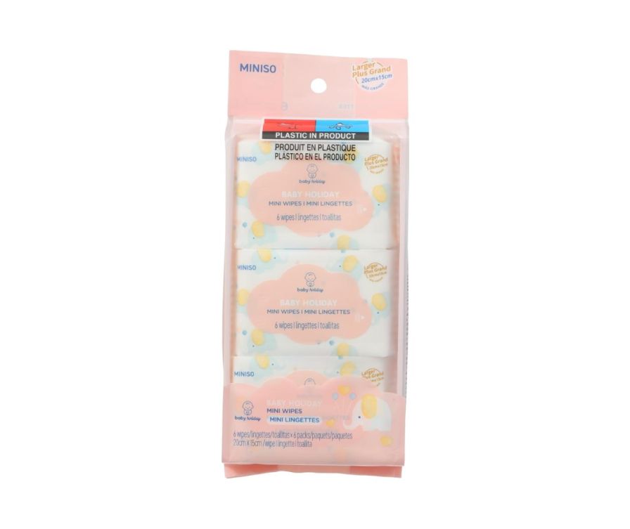 Влажные салфетки  Holiday Mini  (6 штук x6 упаковок)