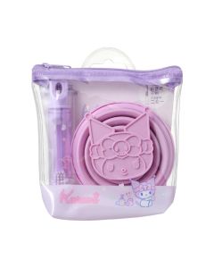 Зубная щетка Kuromi  и стаканчик для ванной комнаты