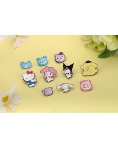 Металлические значки Hello Kitty и Friends Sweet Factory (2 шт)