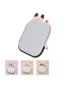 Мини-металлическое настольное зеркало для макияжа 