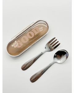 Набор столовых приборов Cartoon Portable (вилка и ложка)