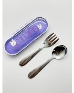 Набор столовых приборов Cartoon Portable (вилка и ложка)