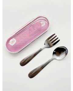 Набор столовых приборов Cartoon Portable (вилка и ложка)