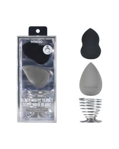 Набор косметических спонжей Classic Black White Series