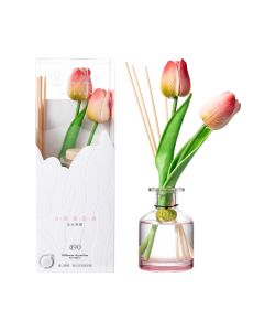 Ароматизатор воздуха жидкий в диффузоре Reed Diffuser (Sunset Tulip,120 мл)