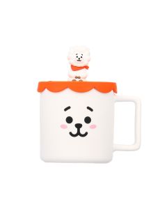 Керамическая чашка BT21 Collection с силиконовой крышкой (425 мл)