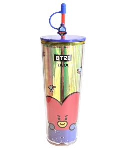 Стакан BT21 Collection с трубочкой (800 мл)