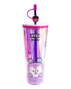 Стакан BT21 Collection с трубочкой (800 мл)