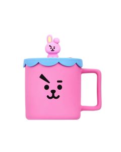 Керамическая чашка BT21 Collection с силиконовой крышкой (425 мл)