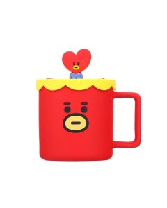 Керамическая чашка BT21 Collection с силиконовой крышкой (425 мл)