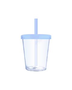 Стакан с трубочкой, 400 мл