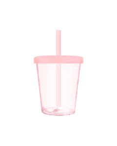 Стакан с трубочкой, 400 мл