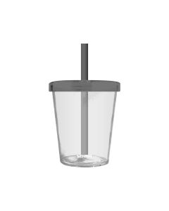 Стакан с трубочкой, 400 мл