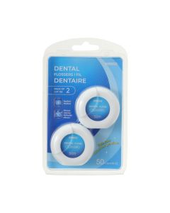 Зубная нить со вкусом мяты (упаковка из 2 шт.)