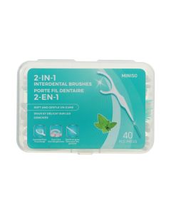 Универсальные межзубные ершики 2-в-1 (40 шт.)